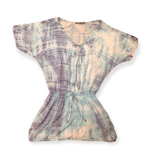 Gypsy‎ Beach Blue Tie Dye Coverup